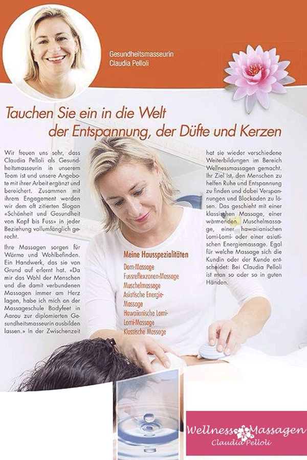 Praxis - Massage Hypnose Massage Aargau Seengen